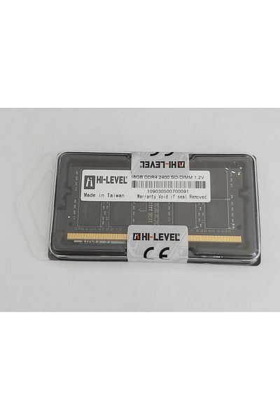 Hi-Level ذاكرة الوصول العشوائي DDR4 2400 ميجا هرتز 16 جيجا بايت SODIMM - 1.2 فولت HLV-SOPC19200D4/16G