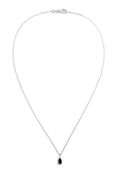 ELLI Halskette Zirkonia Tropfen 925 Sterling Silber