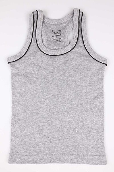 Tutku Чорна бавовняна спортивна майка для хлопчиків, набір із 6 футболок Rambo