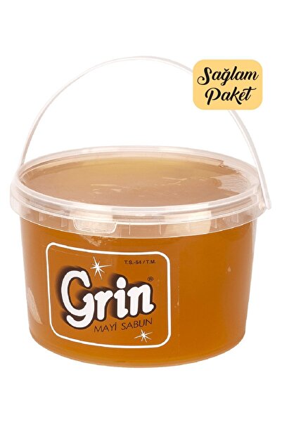 Grin 3 Kg Jel Arap Sabunu (%22 SOGUK SIKIM AYÇİÇEK YAĞLI), Kokulu - Organik Yüzey Temizleyici