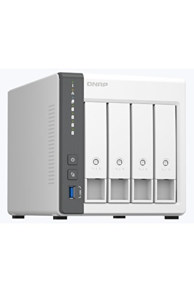 Qnap TS-433-4GB Nas Kayıt Cihazı (4GB Ram) (4 Disk Yuvalı) Tower Tipi - Distribütör Garantili