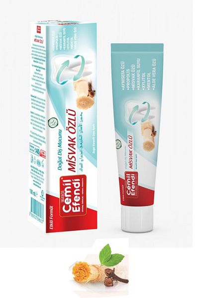 AC BOX 3 Pieces of Miswak Extract Clove Water Toothpaste 100 Ml
