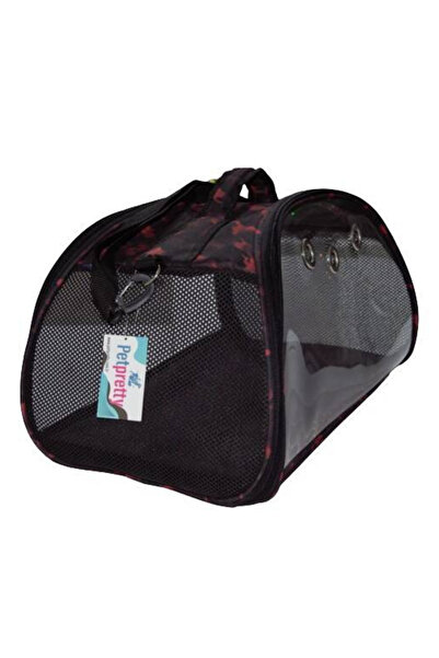 Pet Pretty Petpretty Şeffaf Çanta Kırmızı K. 50X28x28 Cm