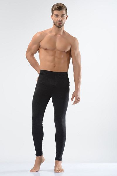 Belifanti Collection Унисекс термо зимни чорапогащи черни