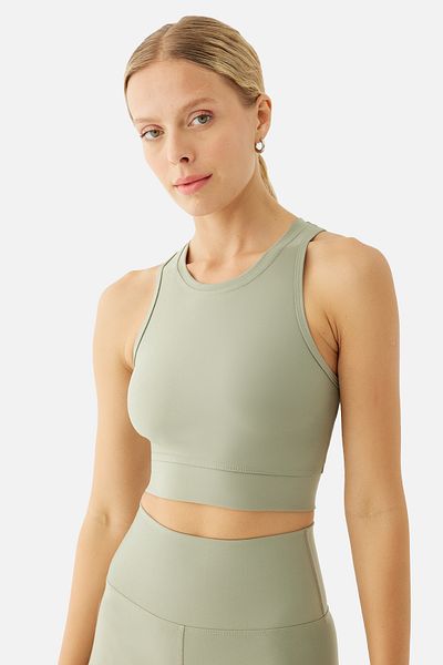 Superstacy Olivia Light Green Sports Bra