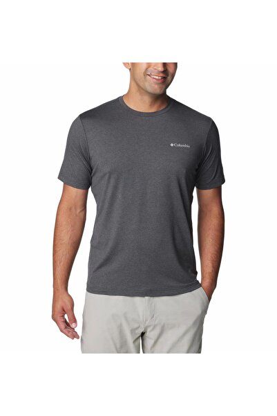 Columbia Tech Trail Crew Neck II Erkek Gri Outdoor T-Shirt AO5545-011