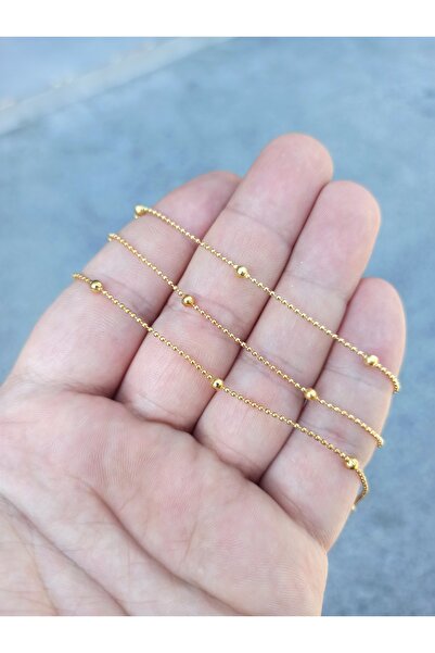 FlowerAksesuar 5 Metre - 1.2x3.2 mm Toplu Zincir, Top Zincir, Takı Zinciri, K...