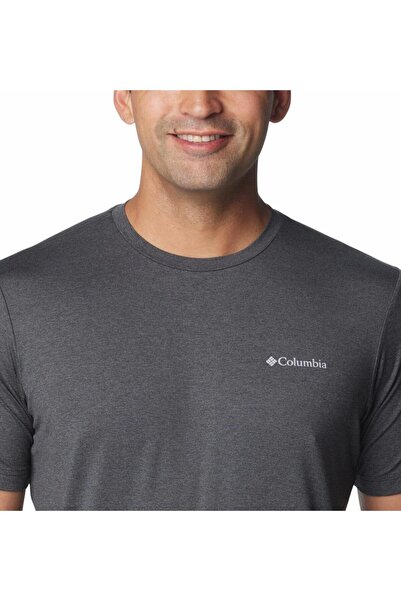 Columbia Tech Trail Crew Neck II Erkek Gri Outdoor T-Shirt AO5545-011
