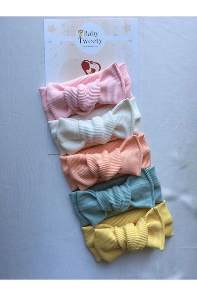 Baby Tweety 5-Piece Combination Handmade Baby Girl Bandana