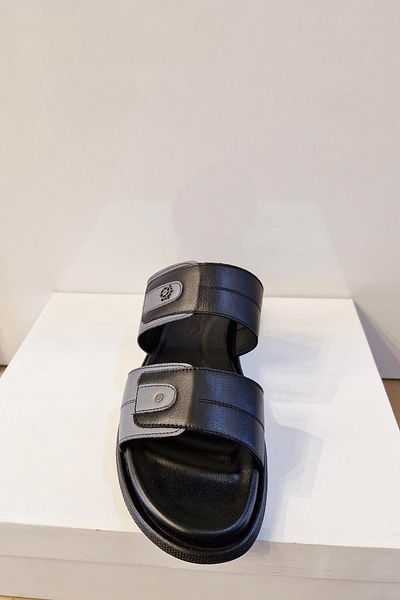 DOSA SHOES MONTRER-463 МЪЖКИ ЧЕХЛИ ОТ ЕСТЕСТВЕНА КОЖА - Черно-сиви