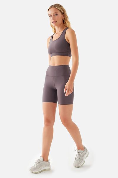 Superstacy Anna Comfylux High Waist Biker Light Purple Sports Leggings