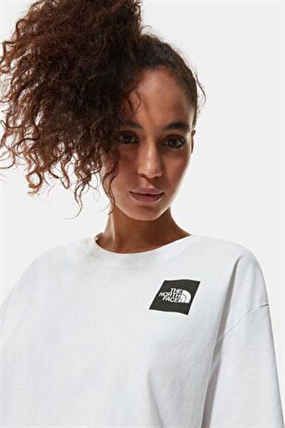 THE NORTH FACE W Cropped Fine Tee White