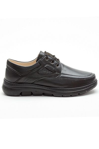 Modena Men's Comfort Shoes - Genuine Leather, Lace-Up, Pag 401
