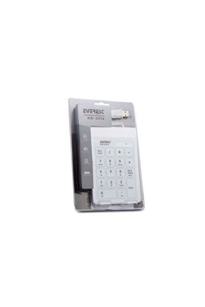 Everest KB-2014 USB Nümerik beyaz key pad