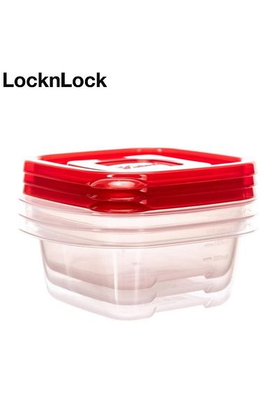 locknlock EzLock Square Container Set - 250ml (Set of 3)