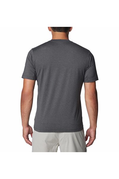 Columbia Tech Trail Crew Neck II Erkek Gri Outdoor T-Shirt AO5545-011