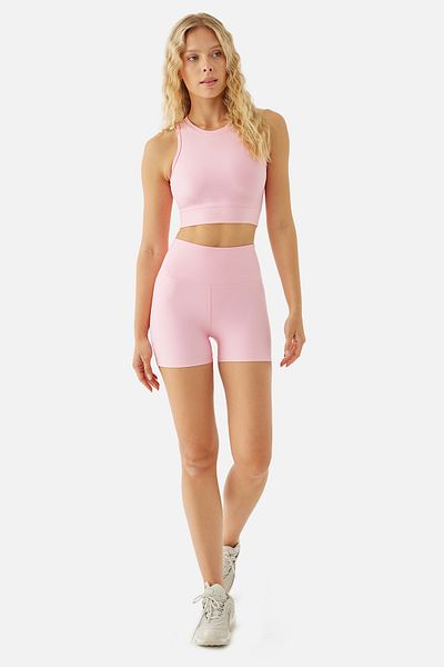 Superstacy Emily Sports Pink Short Leggings