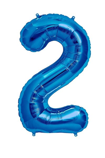 TURKUAZ PARTY Foil Balloon 16-2 Blue Set