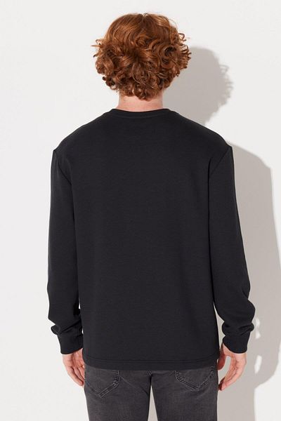 Lee Φούτερ Crew Neck Μαύρο