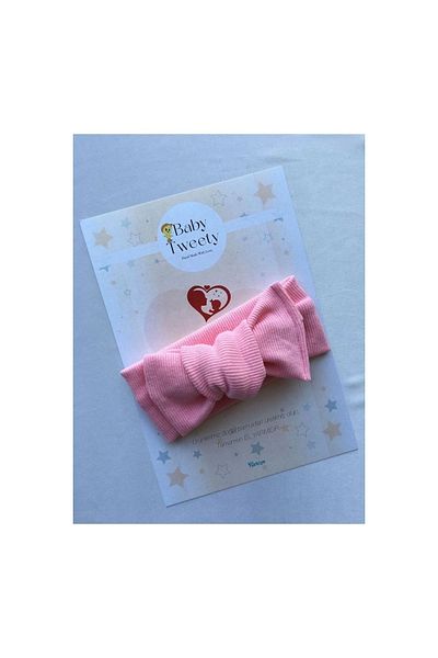 Baby Tweety Handmade Ribbed Baby Girl Bandana
