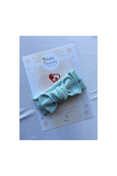 Baby Tweety Handmade Ribbed Baby Girl Bandana