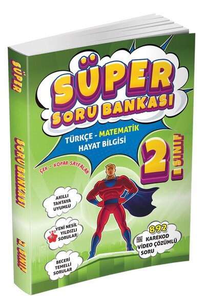 Karaca Eğitim Yayınları Koza Karaca 2. Sınıf Süper Tüm Dersler Soru Bankası