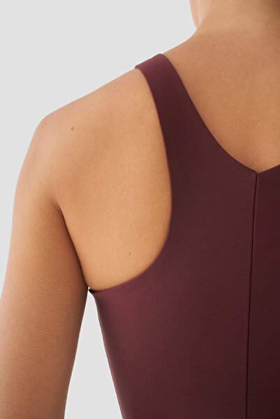Superstacy Jane Medium Supported Plum Sports Bustier