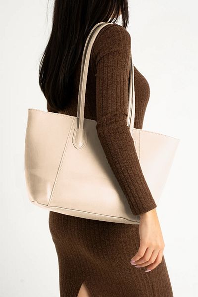 SELVİ Women's Hand and Shoulder Bag New Long Two Sleeve Zippered Shoulder Handbag