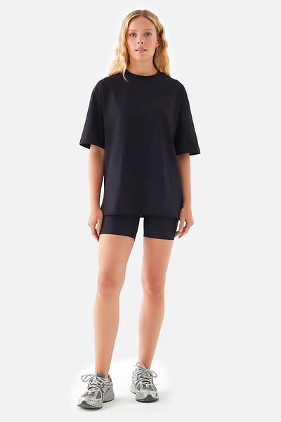 Superstacy Serenity Oversize Black T-Shirt