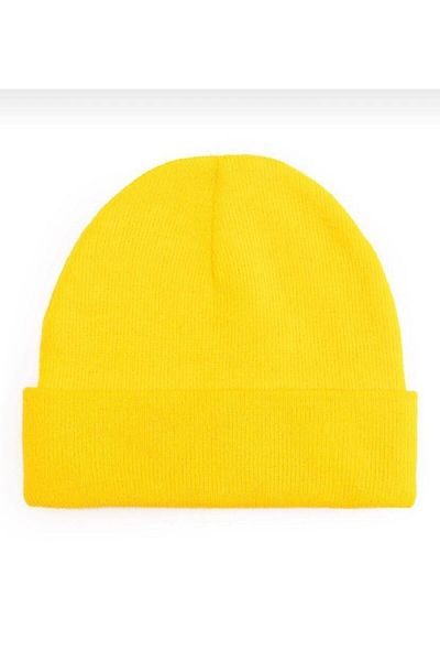 Belifanti Collection Folding Unisex Plain Beret Yellow