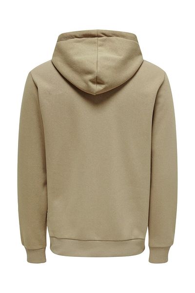 Only & Sons Onsceres Jump Thr. Hoodie Sweat Noos Chinchilla