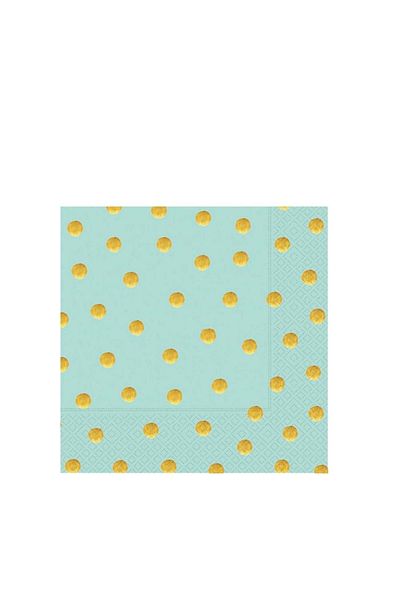Roll-Up Mint Green Pastel Paper Napkin - 33x33 Cm, Pack of 20