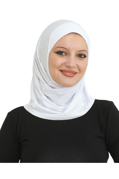 Modish Group Αθλητικό μαντήλι κεφαλιού Γυναικείο ένδυμα τουρμπάνι βισκόζης - Λευκό
