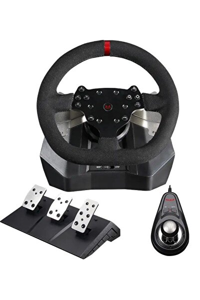 Rush RW900R PRORACE مجموعة عجلة القيادة للألعاب 900 °