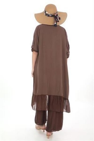 Bohem Stil Голям кафтан с копринени детайли Itayan