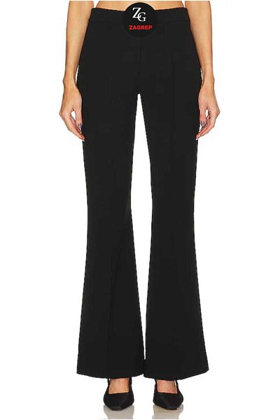 Zagrep Women's Black Flowing Spanish Trousers