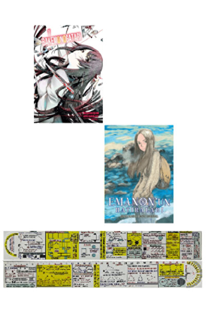 Komik Şeyler Bakemonogatari 1. Cilt + Emanon'un Hatıraları 2'li Manga Seti + ...