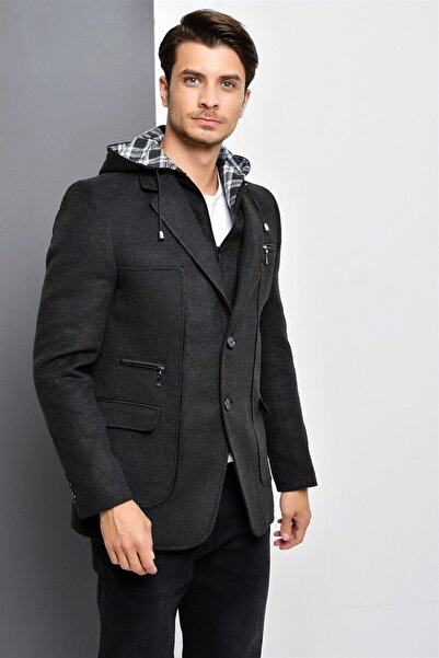 Dewberry K7540 Men's Coat-Anthracite