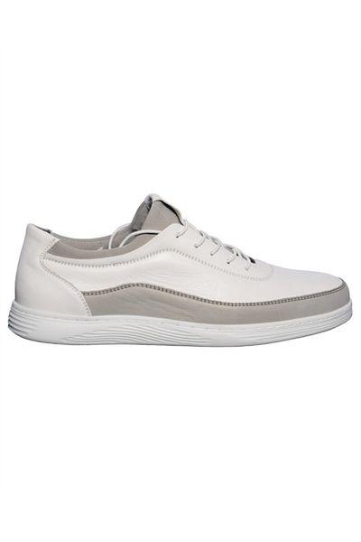 Voyager 4965 Ανδρικό Λευκό Δέρμα Nata - Casual Παπούτσια