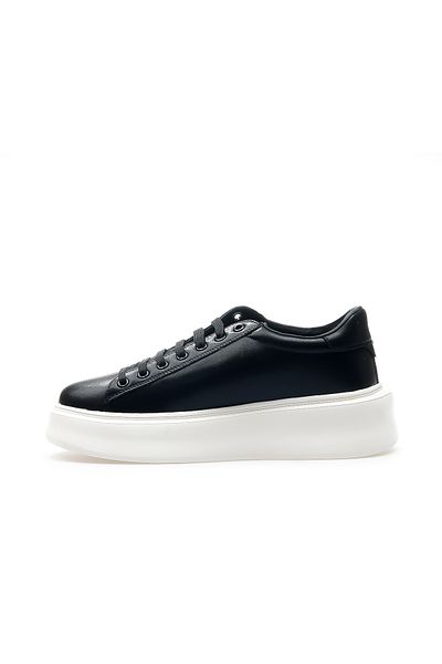 Lufian Lufıan Gace Men's Genuine Leather Casual Daily Shoes (40-44) 24K 111230234   Black
