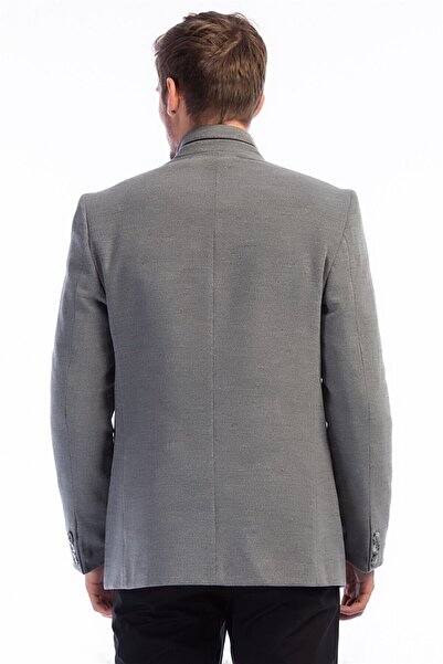 Dewberry K7126 Men's Coat-Grey