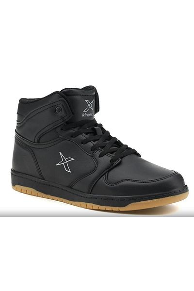 Kinetix Jones Pu Hi 2pr Μαύρο-γκρι-k.καμελ Ανδρικό Casual High Sneak