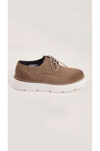 Ustalar Ayakkabı Çanta Ανδρικά παπούτσια από γνήσιο δέρμα - Sand Nubuck 631 Hojer