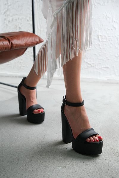 Modanizm Merry Black High Heels