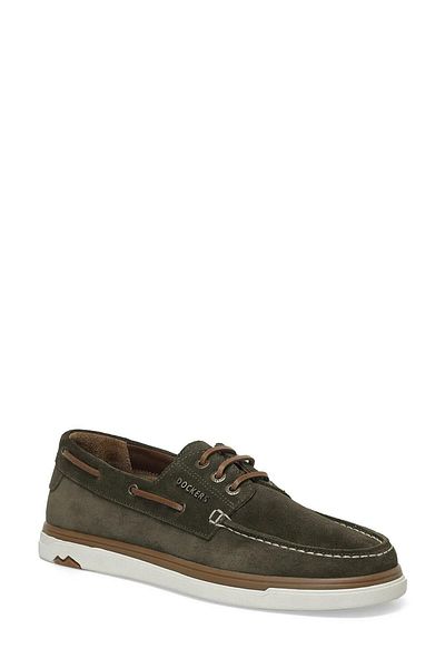 Dockers 236050 Green Men's Genuine Leather Nubuck Shoes