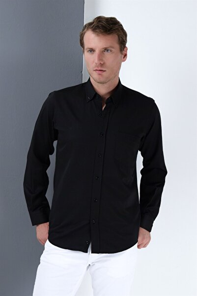 Dewberry G676 Men's Shirt-Black
