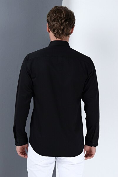 Dewberry G676 Men's Shirt-Black
