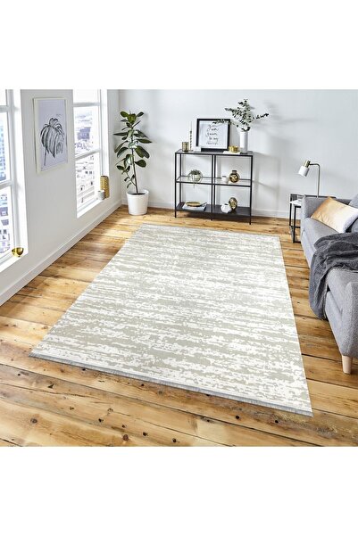 DECOSER HALI Modern Desenli Kaymaz Taban Yıkanabilir Salon Koridor Yolluk Halısı Diamond9047