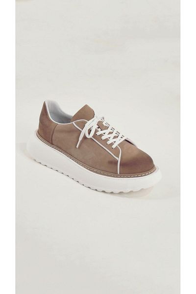 Ustalar Ayakkabı Çanta Ανδρικά παπούτσια Nubuck από γνήσιο δέρμα - 631 Varde