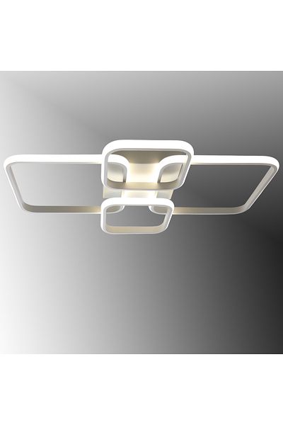 TT AYDINLATMA Tt500-4-By Tt Lighting (3 Color Light Modules) Matte White Plophonier 4 Led Chandelier